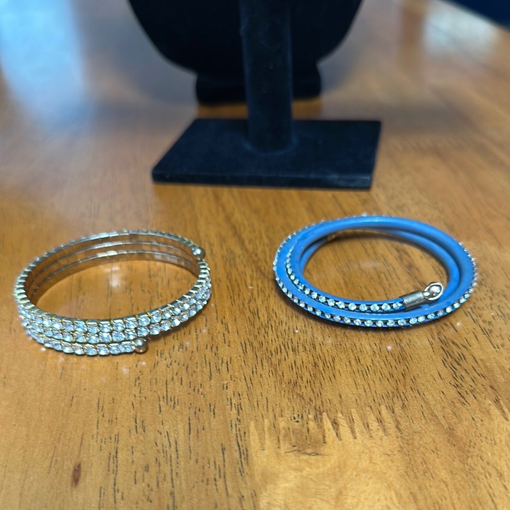 Stretch band bracelets or chokers or cuffs or headband etc etc